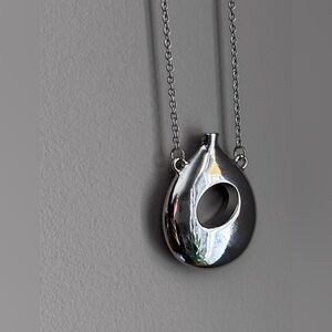 Chic Silver color Bottle Pendant Necklace